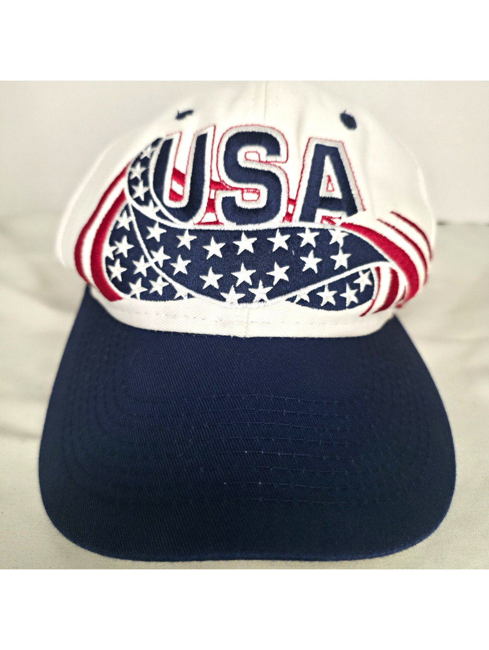 Vintage 1996 Atlanta Olympics USA Logo 7 Snapback Hat Flag Olympic Games